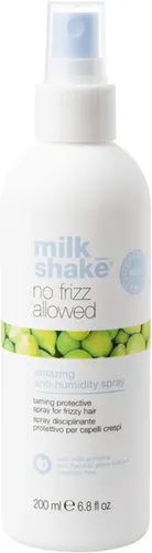 milk_shake® No Frizz Allowed Amazing Anti-Humidity Spray 200 ml - Körpersprays gegen Insekten & Schädlinge, schützt das Haar beim Föhnen und Styling vor Hitzeschäden, verhindert Frizz und Haarbruch mit Vitamin C für gesundes Haar.