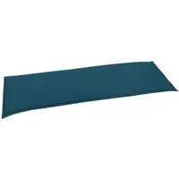 GO-DE Textil Gartenauflage Uni (Bankauflage 3-Sitzer, petrol) - Sitzkissen & Sitzauflagen für Gartenmöbel, bietet höchsten Komfort durch Schaumstoff- und Vliesfüllung für entspannte Stunden im Freien.