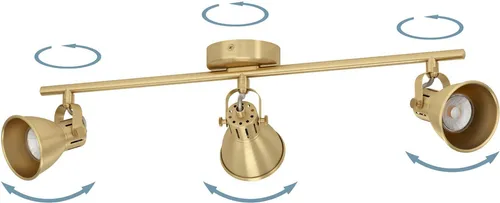 EGLO LED Deckenlampe Seras in gold von EGLO