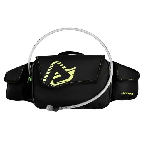 Acerbis Gürteltasche mit Trinksystem Dromy Schwarz Fluo Gelb Enduro Touring Race
