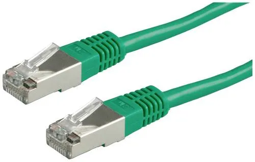 Value 21.99.1363 RJ45 Patchkabel CAT 6 S/FTP 5.00m Grün 1St.