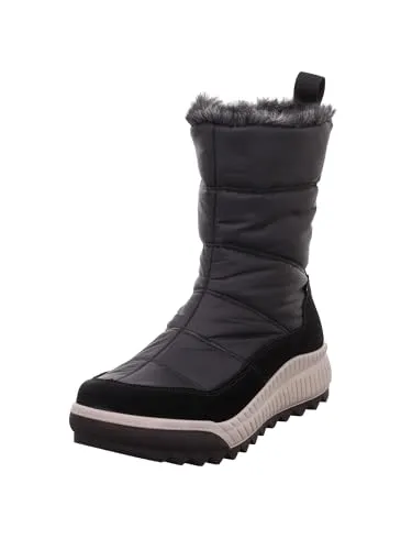 Legero Damen TIRANO Kniehohe Stiefel mit Gore-Tex, warm gefüttert, SCHWARZ, 41 EU - Wanderschuhe mit wasserdichtem Gore-Tex und warmem Futter, ideal für kalte Tage und Outdoor-Aktivitäten.