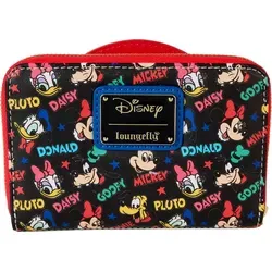 Disney by Loungefly Geldbeutel Mickey and friends Classic - Geldbörsen für Unisex, farbenfrohes Design mit Mickey und seinen Freunden, perfekt für Disney-Fans und stilbewusste Träger.