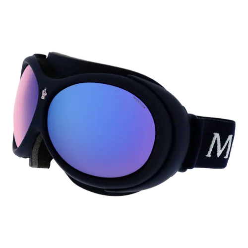 Moncler Skibrille ML0130 91X 89 Unisex Blau