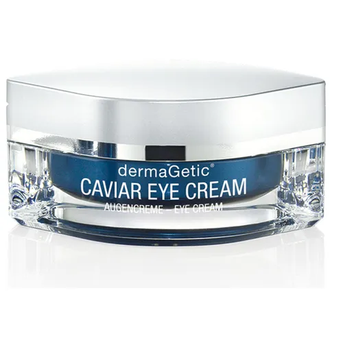 Binella dermaGetic Anti-Aging Caviar Eye Cream 15ml - Augenpflege mit Caviar-Extrakt, die Fältchen und Krähenfüße gezielt bekämpft und der zarten Augenpartie neue Elastizität verleiht. Ideal für eine jugendlich frische Ausstrahlung.