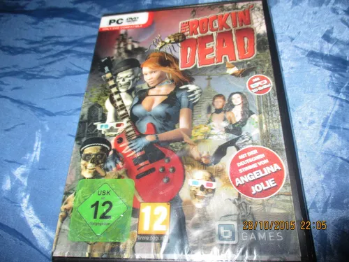 PC  DVD , THE  ROCKIN ' DEAD  , 3 D Cover , TOP SPIEL , + 3 D Brille  ovp. 09/18