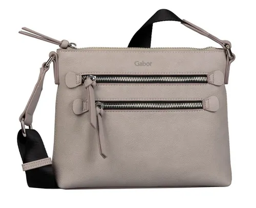 Gabor Umhängetasche Gemma - Elegante Umhängetasche in Light Grey, ideal für Ordnung mit mehreren Fächern. Praktisches Format und verstellbarer Schulterriemen für jeden Anlass.