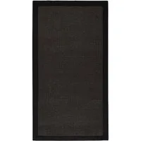 Karat Sisal-Teppich Amazonas Schwarz mit Bordüre von Karat