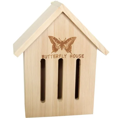 Garden Pleasure Nistkasten Schmetterlingshaus Nistkasten mit Aufhänger aus Kiefernholz