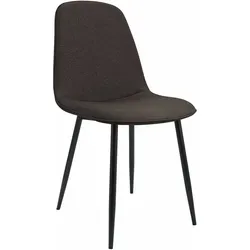 Deluke Esszimmerstuhl Braun, Textil, 45x88x54 cm