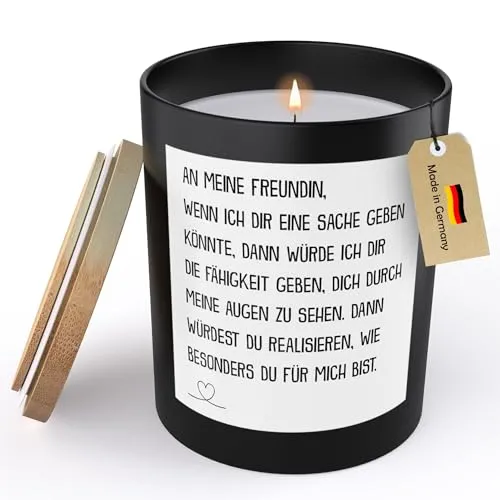 Freundin Geschenk Jahrestag Spruchkerze