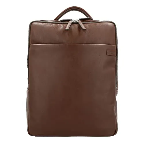 PICARD Relaxed Leather Backpack - Edler Leder Laptoprucksack in Whiskey - Hochwertiger Rucksack aus feinstem Leder mit gepolstertem Laptopfach und viel Stauraum. Ideal für Beruf und Alltag, vereint Stil und Funktionalität.