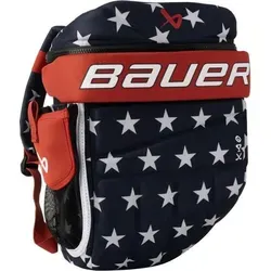 BAUER Handschuh Rucksack - Eishockey-Design - Sonstige Sporttaschen mit großem Hauptfach, seitlichen Taschen und verstellbarem Schultergurt - einzigartiges Eishockey-Handschuh-Design für Sportbegeisterte.