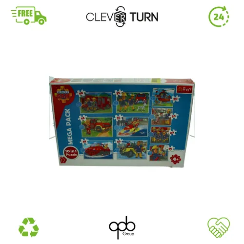 Feuerwehrmann Sam 10 in 1 Puzzle Kinderpuzzle