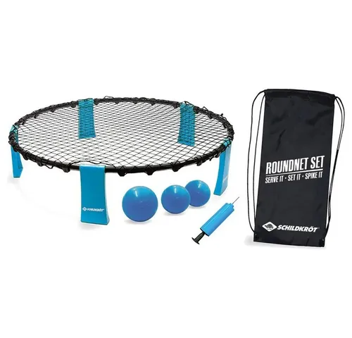 Schildkröt Round Net Set mit 3 Bällen - 4-teiliges Set für ultimativen Fun-Sport, ideal für Strand, Park und Indoor-Aktivitäten