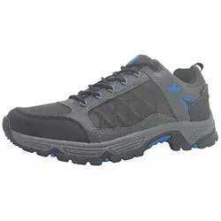 Lico Herren Indianapolis Trekkingsschuhe 43 EU, Grau/Blau - Wanderschuhe mit wasserdichter Comfortex-Klimamembrane für optimalen Komfort und Trockenheit bei jedem Abenteuer.
