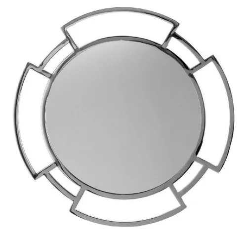 Fink Wanddekoobjekt Wandspiegel Hommage Rund (40cm) in silber von Fink