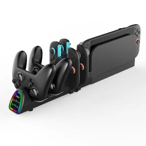 Nintendo Switch 2 10-in-1 Ladestation für Joy-Con & Pro Controller - Praktische Ladestation mit mehreren Ladeports und Schnellladefunktion. Ideal für eine platzsparende und effiziente Nutzung zuhause oder unterwegs.