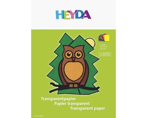 Heyda Transparentpapier Heyda Transparentpapier Drachenpapier 10 Blatt