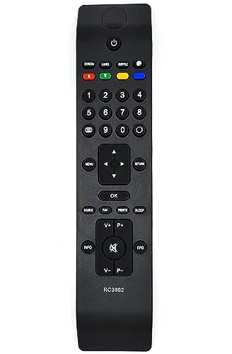 Ersatz TV Fernbedienung passend für Telefunken RC3902
