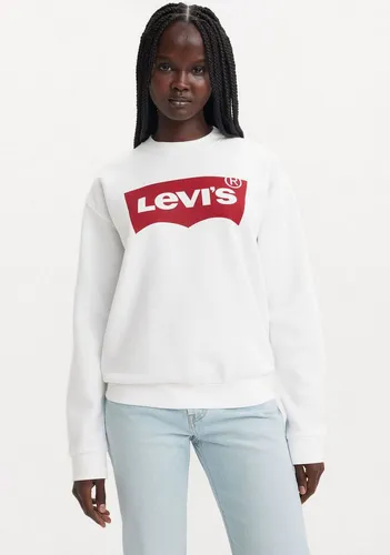 Levi's Damen GR Sweatshirt Everyday Crew CORE Batwing White+, S - Sweatshirt für Damen im Standard Fit, ideal für den Alltag mit stylischer Grafik und hoher Bequemlichkeit.