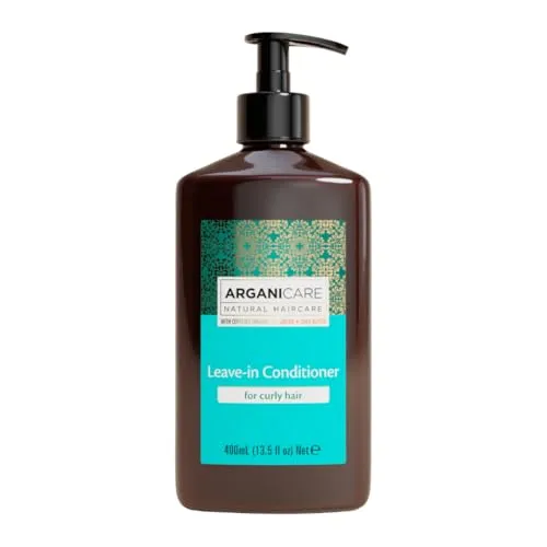 Produktbild Arganicare | Aloe Vera Leave-in Conditioner | Feuchtigkeit & Pflege | Glanz & Kämmbarkeit | Ohne Ausspülen | 400 ml