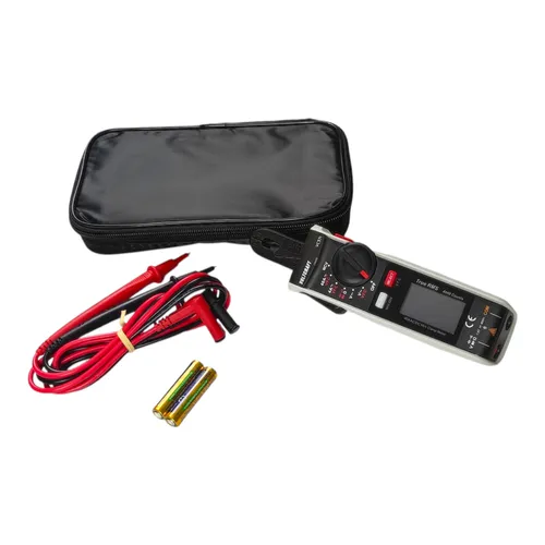 VOLTCRAFT VC-371 - Digitale Stromzange CAT III 600 V, präzise AC/DC-Messung bis 40A mit berührungsloser Spannungsprüfung