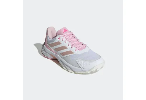 adidas Damen Courtjam Control 3 Tennis Shoes - Optimaler Komfort für den Platz - Tennisschuhe mit atmungsaktivem Obermaterial, Bounce Zwischensohle und Torsion System für optimale Bewegungsfreiheit. Hergestellt aus mindestens 20 % recycelten Materialien.