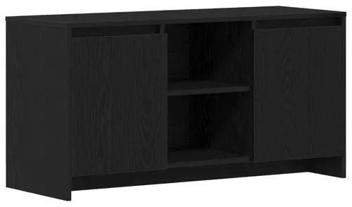 TV-Schränk Schwarz Eichen-Optik 102 x 37,5 x 52,5 cm
