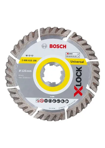Bosch Diamanttrennscheiben Doppelpack X-LOCK Standard for Universal, 125 mm