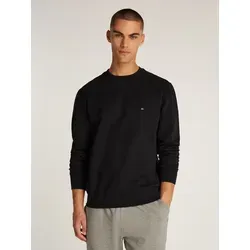 Tommy Hilfiger Herren Sweatshirt Essential Fleece Crew Neck - Sweatshirts für Herren mit hohem Tragekomfort, ideal für Alltag und Entspannung. Der Klassiker mit Tommy Hilfiger Logo ist ein stilvolles Must-Have für jede Garderobe.