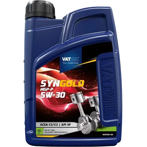 VATOIL SynGold MSP-P für 5W-30 1 Liter Motoröl Motorenöl Vollsynthetisch PSA B71