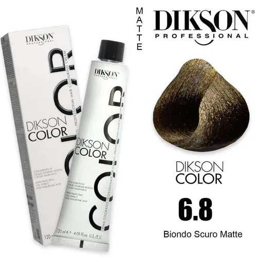 Haarfarbe 6.8 Dunkelblond Matt Dikson Color 120ml