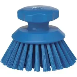 Vikan runde Handbürste, hart 38853 , Farbe: blau