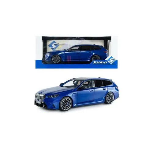 Solido 421186550 - 1:18 BMW M5 (G99) TOURING M blau - Detailreiches Modell - Hochwertiges Fertigmodell des BMW M5 im Maßstab 1:18. Aus robustem Metall und Kunststoff gefertigt, ideal für Sammler und als Geschenk.