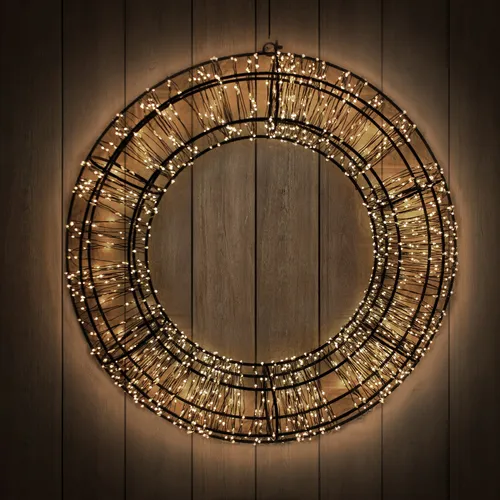 XXL LED Türkranz mit 2400 Lichtern