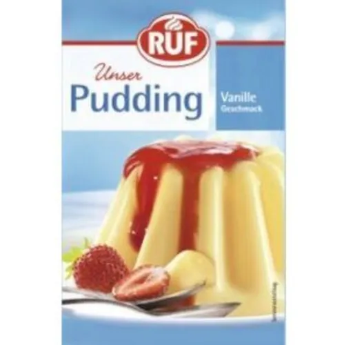 RUF Puddingpulver Vanille Geschmack 5ST für 2,5l  185g Packung 11er Pack