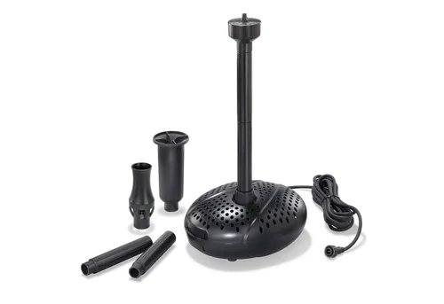 esotec Solar Ersatzpumpe Teichpumpe FOUNTAIN 1750/2500 PRO + Sprinklerset - Gartenpumpen: Hochwertige, leistungsstarke Tauchpumpe mit Trockenlaufschutz und einfachem Zugang zur Reinigung. Inklusive Sprinklerset für eine vielseitige Nutzung im Garten.