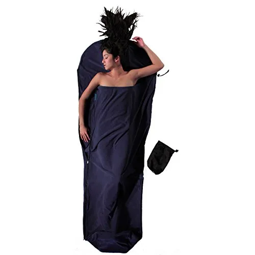 Cocoon Micro-Fleece Mummyliner - Weicher Schlafkomfort für große Menschen - Hüttenschlafsack aus weichem Fleece, ideal für kalte Nächte, perfekt für alle bis 210 cm Körpergröße.