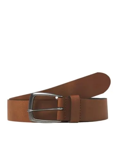 JACK & JONES Jacmichael Leather Belt Sn in braun von Jack & Jones