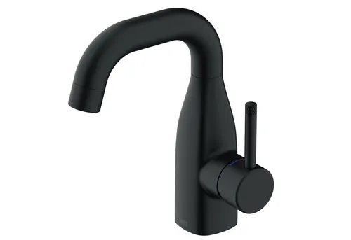 Lenz POLA Waschtischarmatur Schwarz-matt 46070851 in schwarz von Lenz