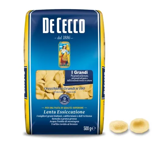 De Cecco Orecchiette Grandi n°190 Hartweizengrieß Pasta 500g
