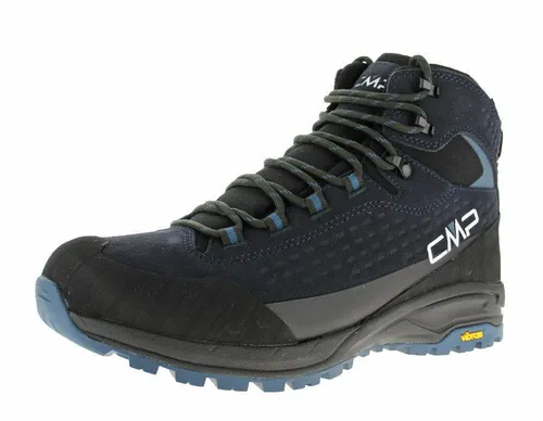 CAMPAGNOLO Vertyx Mid Trekking Shoes WP blau 42 - Wanderschuhe für Herren mit wasserfester CLIMAPROTECT-Membran, ideal für Trekkingtouren. Hochwertiges Wildleder und VIBRAM Sohle bieten optimalen Halt und Komfort.