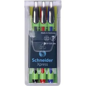 Schneider Xpress Fineliner 0.8mm 3er Etui