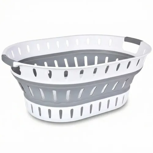 Faltbarer Wäschekorb 36L Wäschesammler Wäschebox Wäschetonne Aufbewahrungskorb