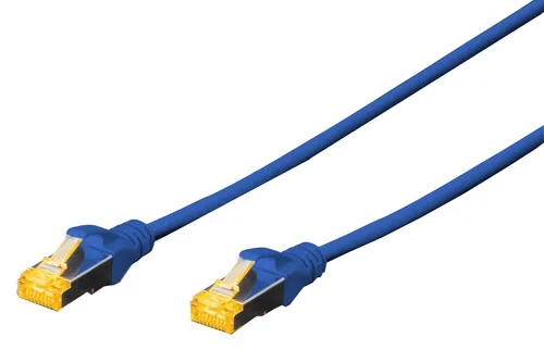 DIGITUS LAN Kabel Cat 6A - 3m, 10 Stück in blau von DIGITUS