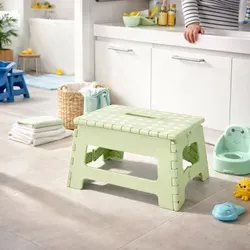 Klapptritt Kunststoff Grün-526000030-grün