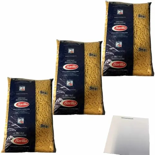 usy Bundle für Barilla Maccheroni N. 44 3er Pack (3x5kg Beutel) + usy Block