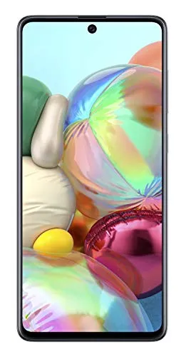 Samsung Galaxy A71 - 6,7 Zoll, 128 GB, 6 GB RAM, Dual SIM, prism crush Weiß - Simlockfreies Handy mit 6,7