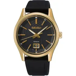 Seiko SUR560P1 Saphirglas Herrenuhr - Elegante Big-Date 40mm mit 10ATM - Herrenuhr mit präzisem Quarzwerk, kratzfestem Saphirglas und wasserdicht bis 10 Bar. Ideal für den täglichen Gebrauch und besondere Anlässe.